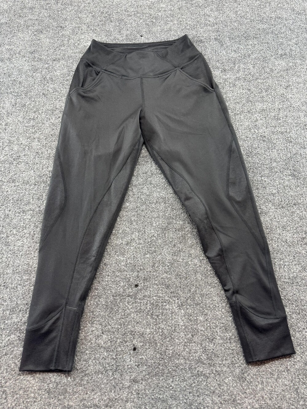 HYLETE Leggings Womens XS Black High Rise Ankle Yoga Gym Pants Athletic